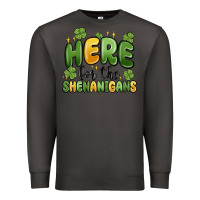 Smoke here for the shenanigans Premium Sweatshirt - MaliasSmallBusiness