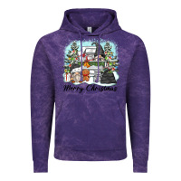 Cloud Purple merry christmas gnomes Vintage Hoodie - Zillion Design Studio