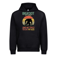 Black Bigfoot is real and he tried to eat my ass Urban Hoodie - Bettercallsaul