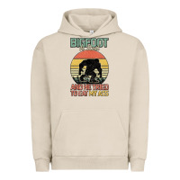 Pigment French Oak Bigfoot is real and he tried to eat my ass Urban Hoodie - Bettercallsaul