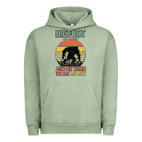 Pigment Oil Green Bigfoot is real and he tried to eat my ass Urban Hoodie - Bettercallsaul