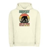 Pigment Pistachio Bigfoot is real and he tried to eat my ass Urban Hoodie - Bettercallsaul