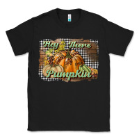 Black hey there pumpkin Classic Tee - BundleAndBundleShop