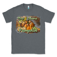 Charcoal Heather hey there pumpkin Classic Tee - BundleAndBundleShop