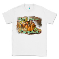 White hey there pumpkin Classic Tee - BundleAndBundleShop