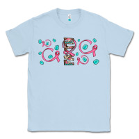 Dusty Blue faith ribbon gemstone Classic Tee - JahusDesignShop