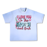 Grape Ice i love you to the moon and back Urban Heavy Tee - FaDigitalArtStudio