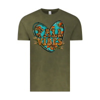Vintage Olive fall vibes heart Vintage Tee - RanaPortraitStore