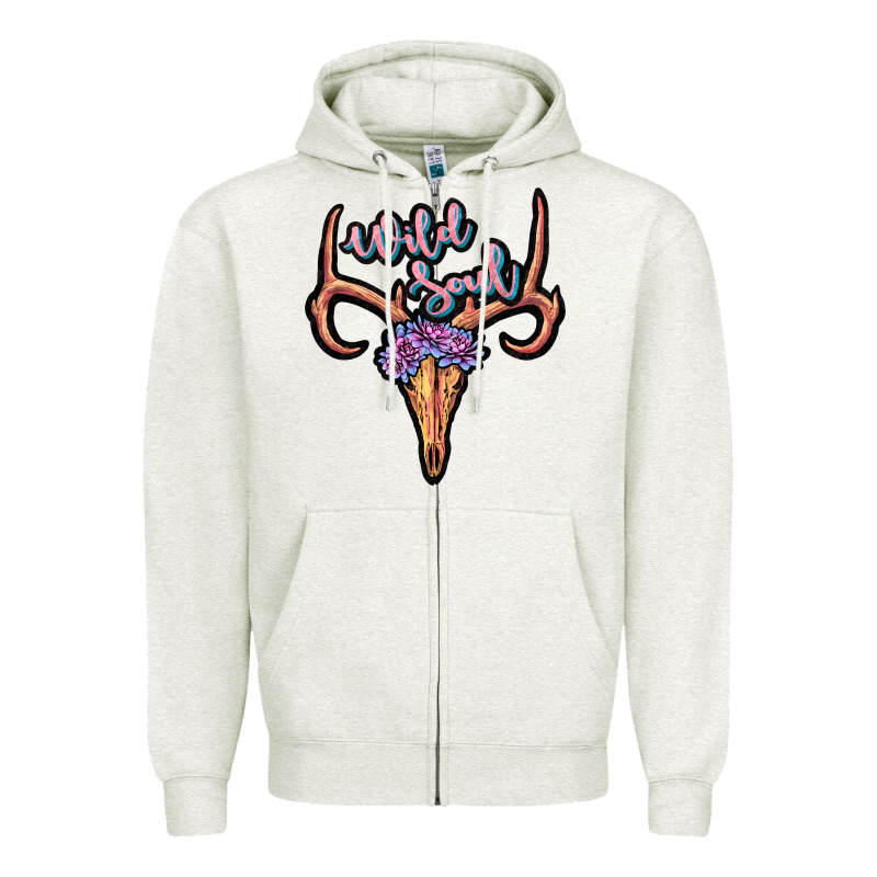 Wild Soul Zipper Hoodie by JahusDesignShop | Teevron