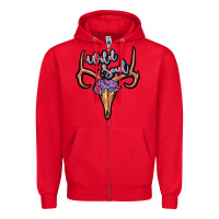 Red wild soul Zipper Hoodie - JahusDesignShop