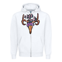 White wild soul Zipper Hoodie - JahusDesignShop