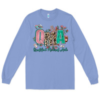 Colony Blue qma qualified medical aide Long Sleeve Tee - AdoDesignShop