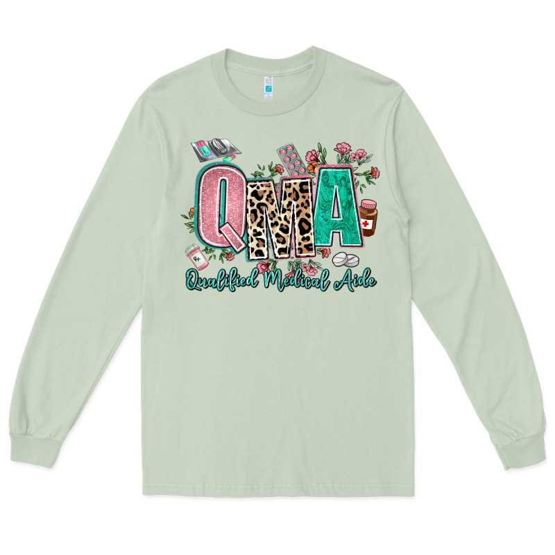 Qma Qualified Medical Aide Long Sleeve Tee by AdoDesignShop | Teevron