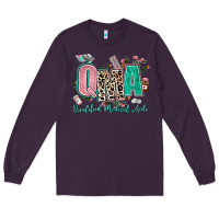 Plum qma qualified medical aide Long Sleeve Tee - AdoDesignShop