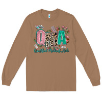 Toasted Coconut qma qualified medical aide Long Sleeve Tee - AdoDesignShop