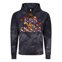Cloud Black god bless america Vintage Hoodie - texasbilliewilder