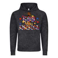 Vintage Black god bless america Vintage Hoodie - texasbilliewilder