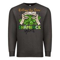 Smoke rolling up some shamrock spirit Premium Sweatshirt - MaliasSmallBusiness