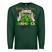 Rolling Up Some Shamrock Spirit Premium Sweatshirt | Teevron