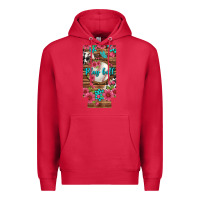 Cardinal Play Ball Baseball With Pink Flowers 12 Oz Slim Can Cooler Premium Hoodie - BundleAndBundleShop