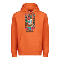 Carrot Play Ball Baseball With Pink Flowers 12 Oz Slim Can Cooler Premium Hoodie - BundleAndBundleShop