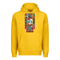 Lemon Play Ball Baseball With Pink Flowers 12 Oz Slim Can Cooler Premium Hoodie - BundleAndBundleShop