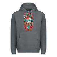 Rock Play Ball Baseball With Pink Flowers 12 Oz Slim Can Cooler Premium Hoodie - BundleAndBundleShop