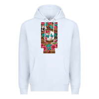 White Play Ball Baseball With Pink Flowers 12 Oz Slim Can Cooler Premium Hoodie - BundleAndBundleShop