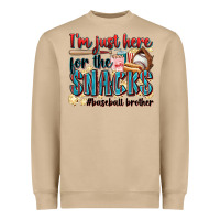 Mushroom i'm just here for the snacks #baseball brother Heavyweight Sweatshirt - Zillion Design Studio