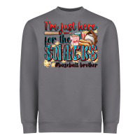 Storm i'm just here for the snacks #baseball brother Heavyweight Sweatshirt - Zillion Design Studio