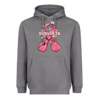 Storm survivor breast cancer with boxing gloves Heavyweight Hoodie - MaliasSmallBusiness