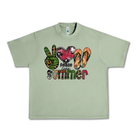 Oil Green peace love summer Urban Heavy Tee - SublimationCraftShop