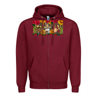 Burgundy hispanic heritage month gnomes tumbler license plate Zipper Hoodie - BundleAndBundleShop