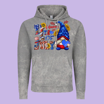 Vintage Hoodie happy 4 th of july