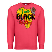 Cardinal i am black history Premium Sweatshirt - MaliasSmallBusiness