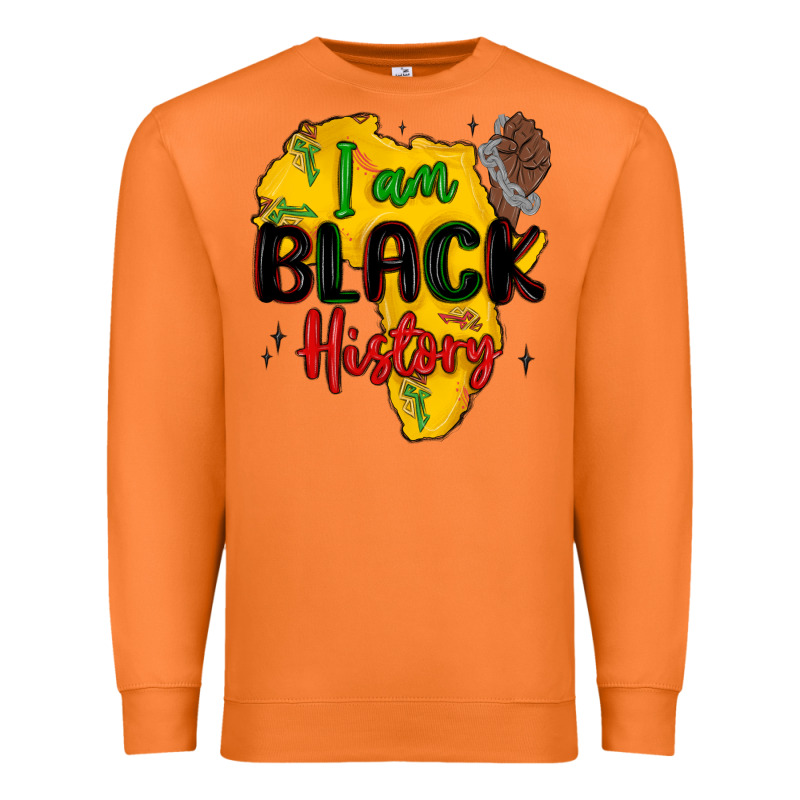 I Am Black History Premium Sweatshirt by MaliasSmallBusiness | Teevron