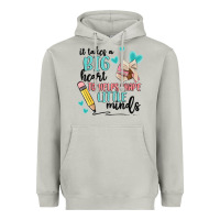 Moon Dust it takes a big hearts to helps shape little minds Heavyweight Hoodie - MaliasSmallBusiness