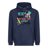 Navy it takes a big hearts to helps shape little minds Heavyweight Hoodie - MaliasSmallBusiness