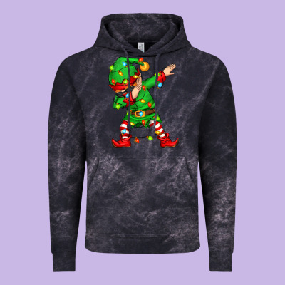 Dabbing Elf Vintage Hoodie Designed By Zillion Design Studio