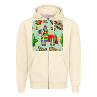 Sandshell pinata seamless pattern Zipper Hoodie - BundleAndBundleShop