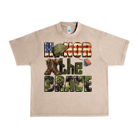 French Oak Honor the brave 4th of july Urban Heavy Tee - CowGirlArtShop