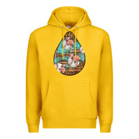 Lemon american football and western roses teardrop Premium Hoodie - BundleAndBundleShop