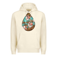 Sandshell american football and western roses teardrop Premium Hoodie - BundleAndBundleShop