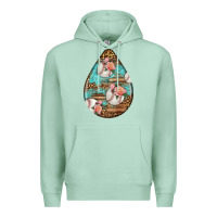 Seafoam american football and western roses teardrop Premium Hoodie - BundleAndBundleShop