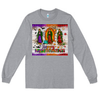 Our Lady Of Guadalupe Happy  Hallothanksmas Tumbler Long Sleeve Tee | Teevron
