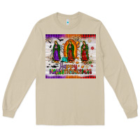 Mushroom our lady of guadalupe happy  hallothanksmas tumbler Long Sleeve Tee - JahusDesignShop