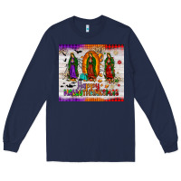 Navy our lady of guadalupe happy  hallothanksmas tumbler Long Sleeve Tee - JahusDesignShop