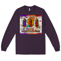 Plum our lady of guadalupe happy  hallothanksmas tumbler Long Sleeve Tee - JahusDesignShop