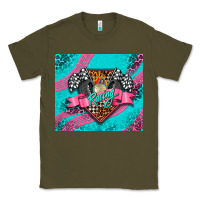 Army Green racing pink Classic Tee - AdoDesignShop
