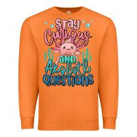 Carrot stay curious and axolotl questions Premium Sweatshirt - MaliasSmallBusiness